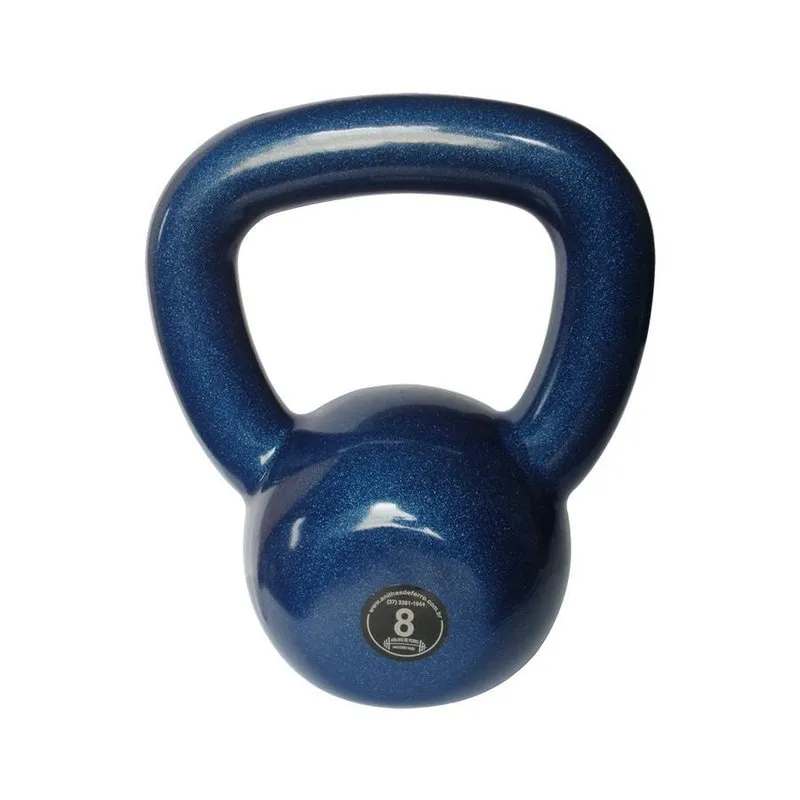 Kettlebell Emborrachado 8 Kg Crossfit Treinamento Funcional