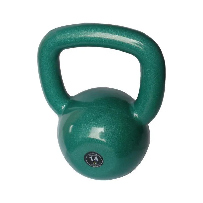 Kettlebell Emborrachado 14 Kg Crossfit Funcional Verde