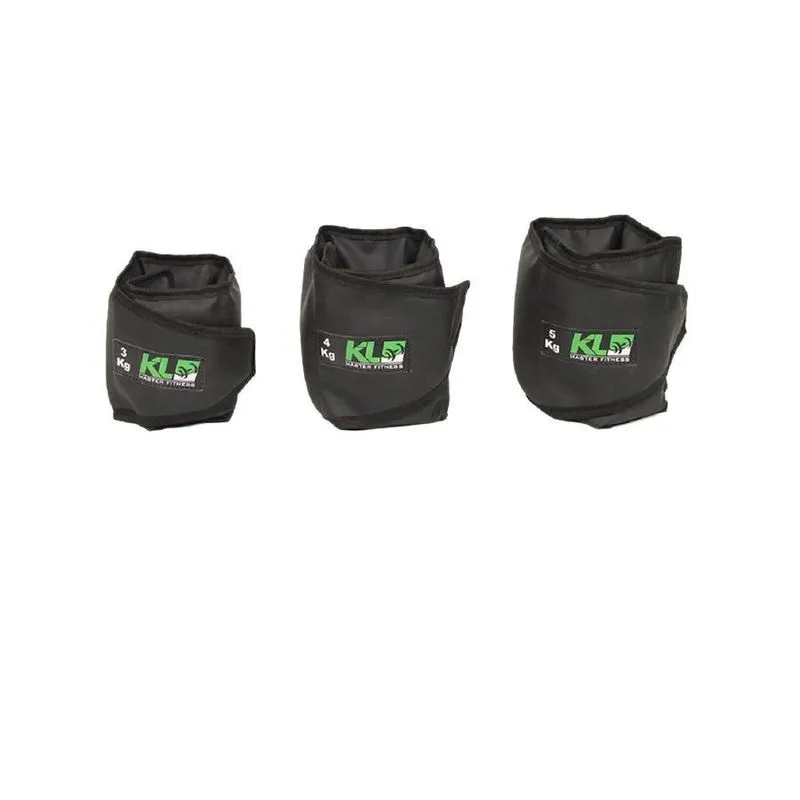 Kit Caneleira Tornozeleira De Peso 3,4 E 5 Kg