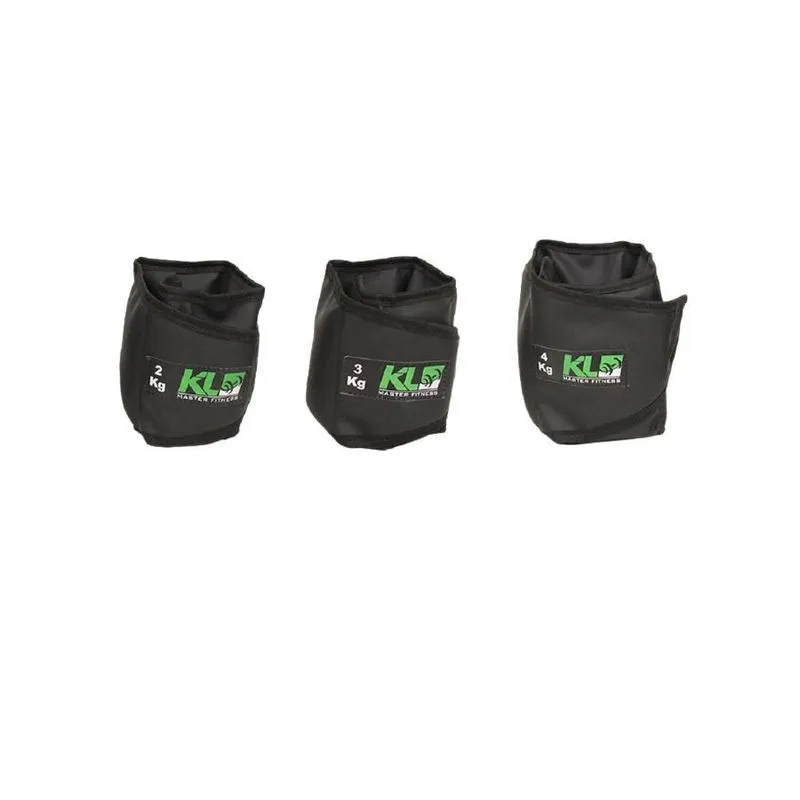 Kit Caneleira Tornozeleira De Peso 2,3 E 4 Kg