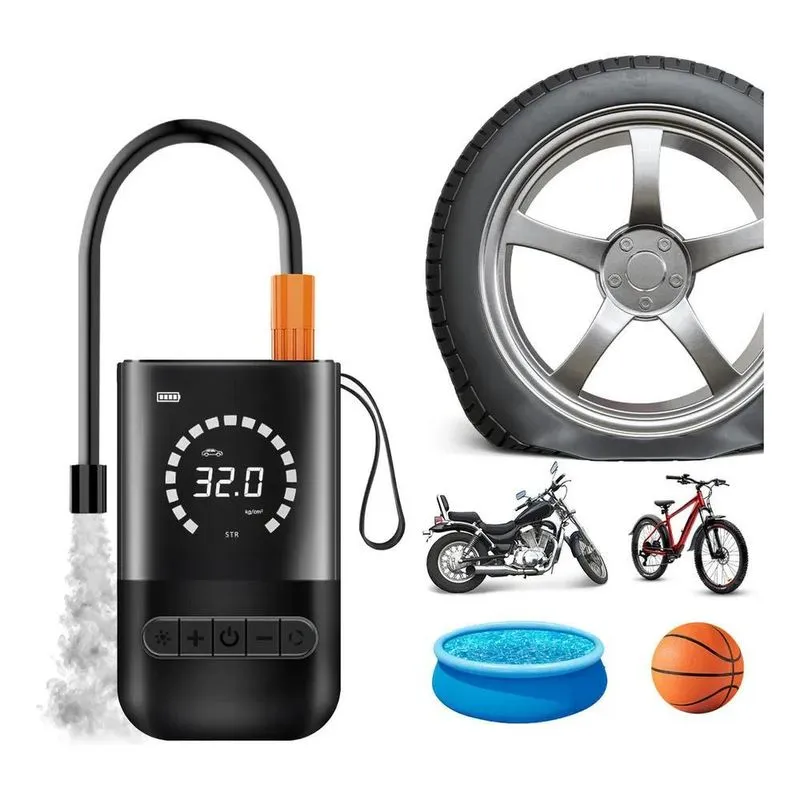 Mini Compressor Portátil Para Pneus De Carro