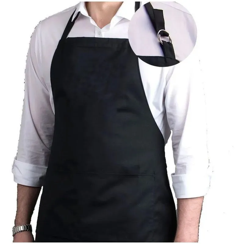 10x Avental Oxford Com Bolso Uniforme Restaurante Chef Garço