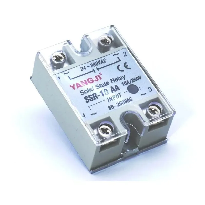 Relê Estado Sólido Contator Ssr Ac 110v 220v 10a