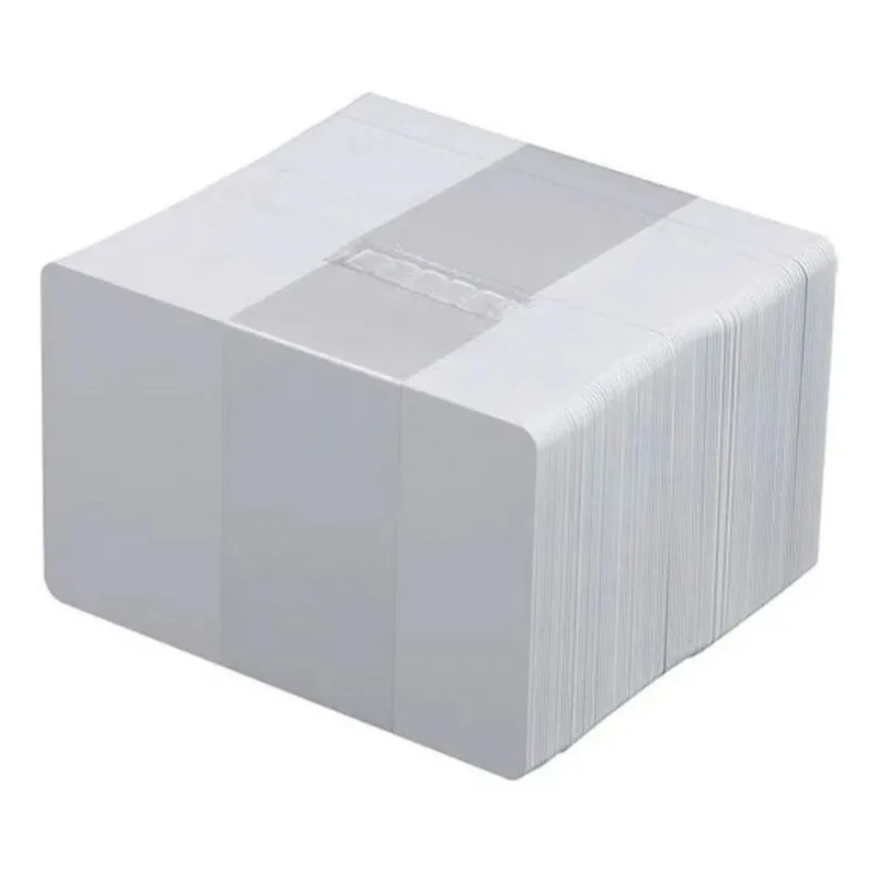 Cartão/cartões Pvc Branco 0,76mm Para Crachás 100 Unidades