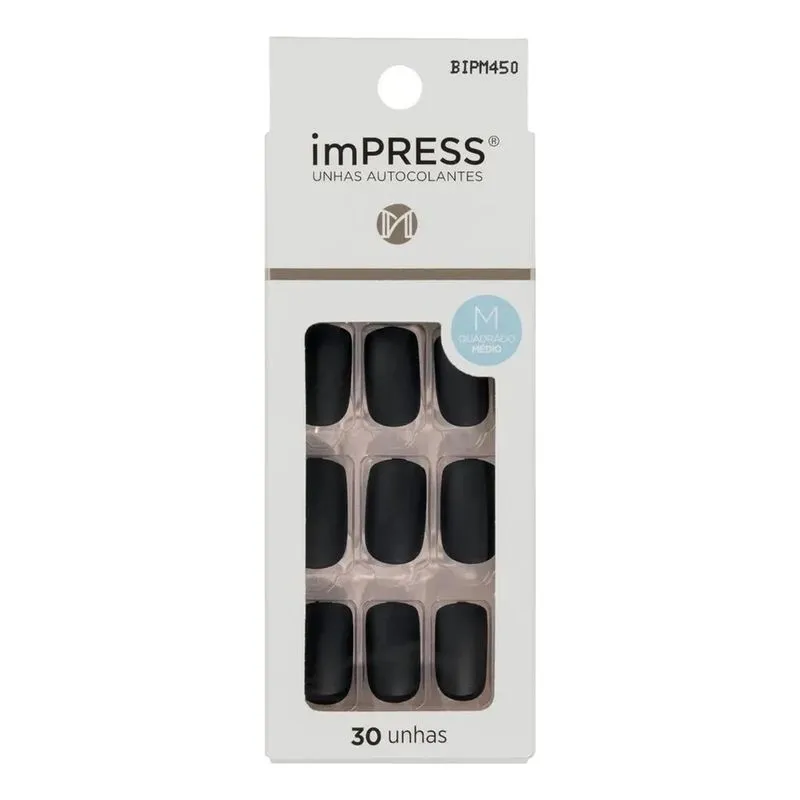 Unha Autocolante Kiss Ny Impress Born Pretty Curto Bip450br