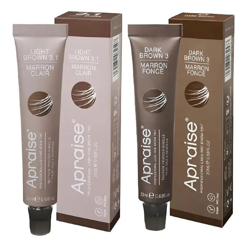 Apraise: Kit 2 Tinturas Sobrancel - E