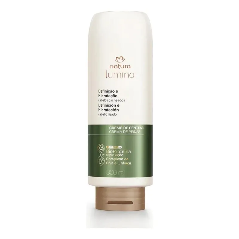 Creme Para Pentear Cabelos Cacheados Natura Lumina 300ml