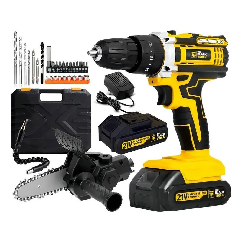 10x Parafusadeira Furadeira De Impacto Profissional 21v Tb-