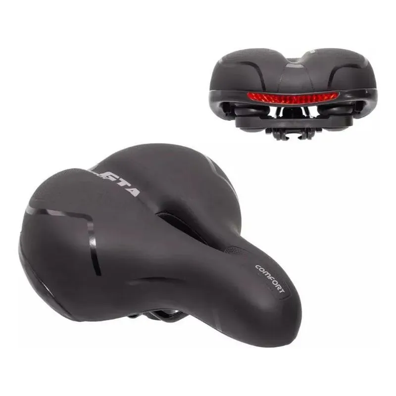 3x Banco Bike Selim Bicicleta Gta Comfort Grande Macio Com R