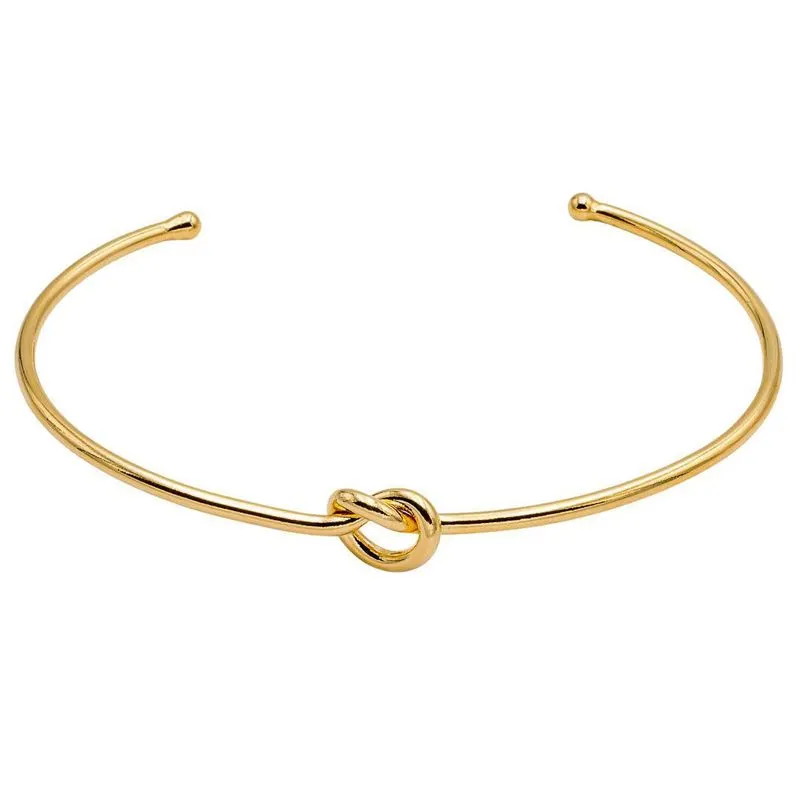 Bracelete Nó Coração Banhado Ouro 18k - Lindo