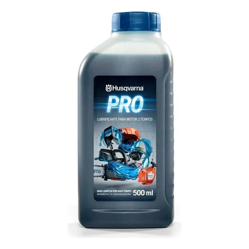 2x Óleo Lubrificante Husqvarna Premium Para Motor 2t 500ml