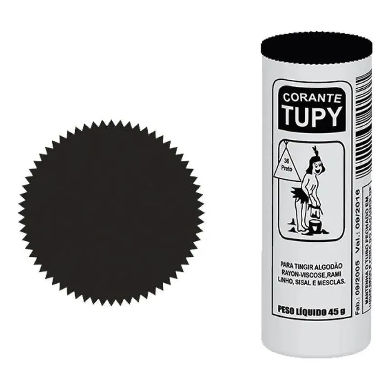 Corante Para Tingir Roupas E Tecidos Tupy