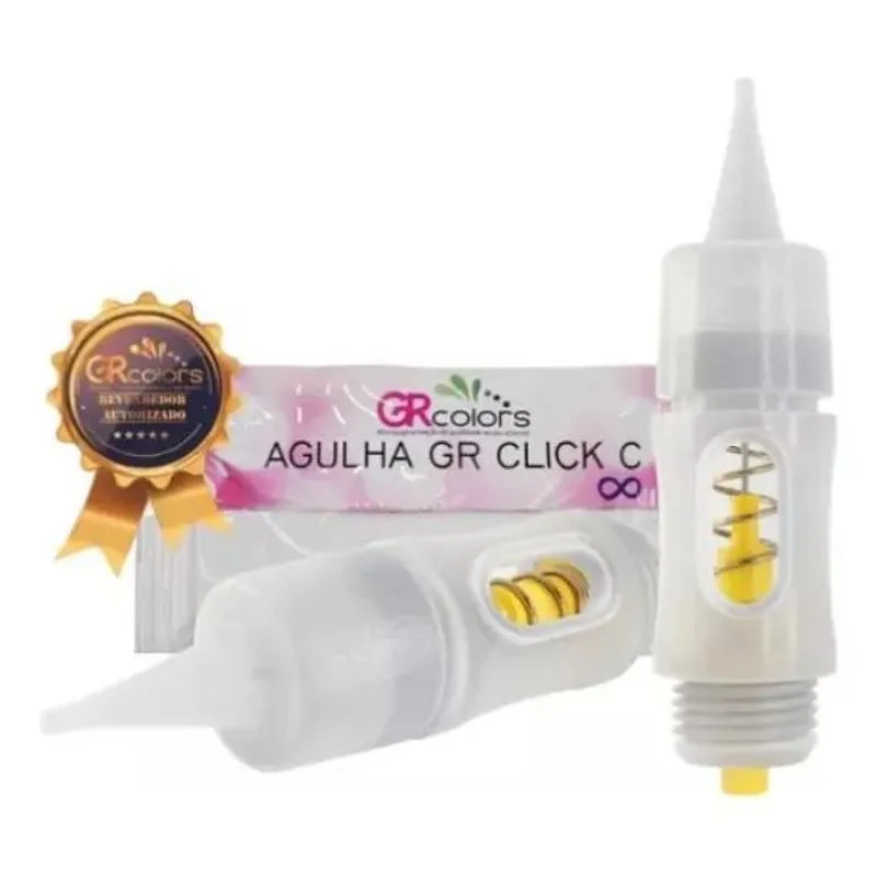 5x Agulha Gr Basic 1 Ponta Regular 0.35mm C/10 Unidade