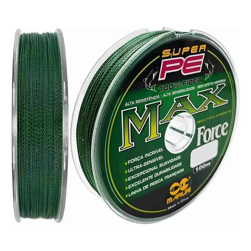 10x Linha Multifilamento Max Force 4x Maruri Varias Medidas