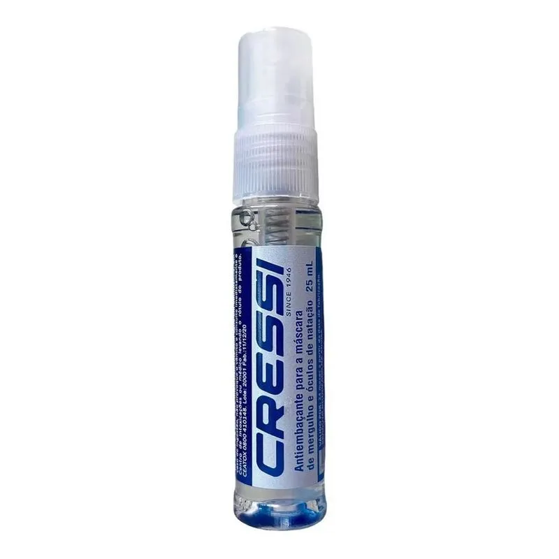 10x Antiembaçante Spray Anti Fog Cressi Óculos Natação Merg