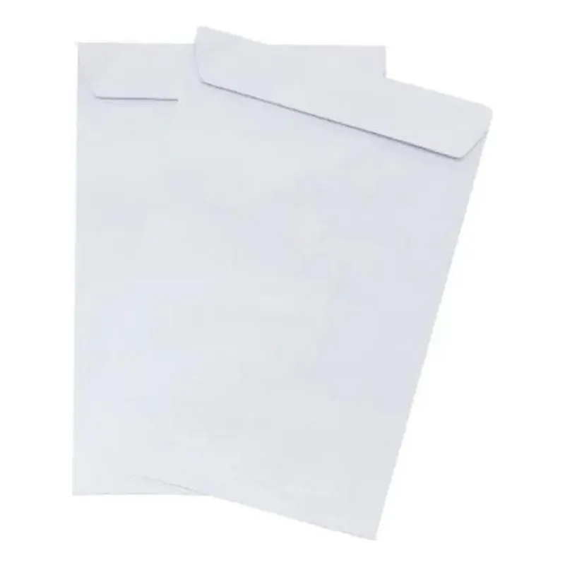 10x Envelope Meio A4 176 X 250mm 50 Unidades Escritorio Cor