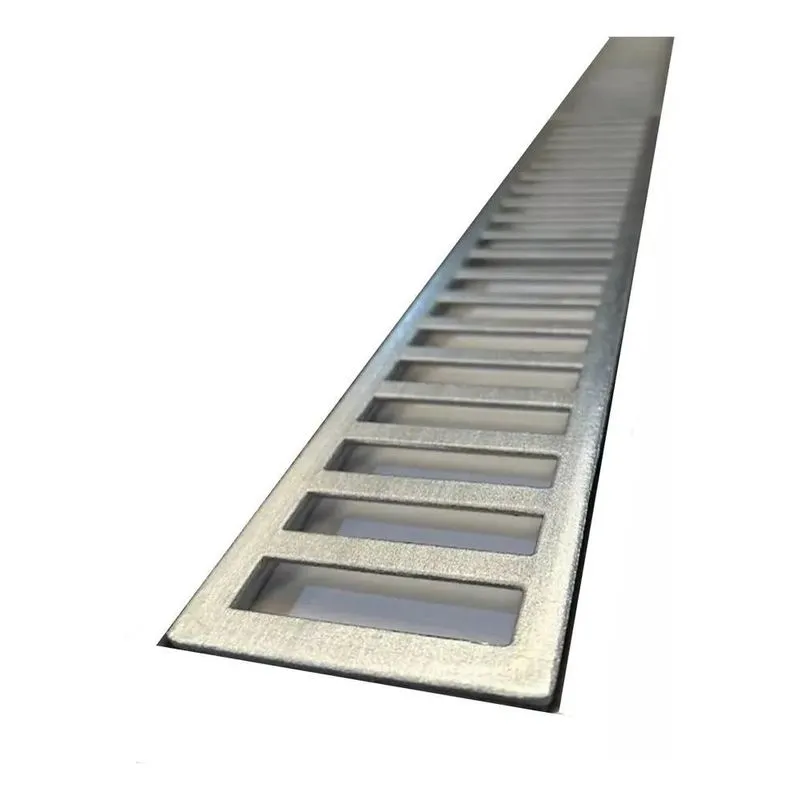 10x Ralo Linear 6x50 Somente A Grelha De Alumínio 2023