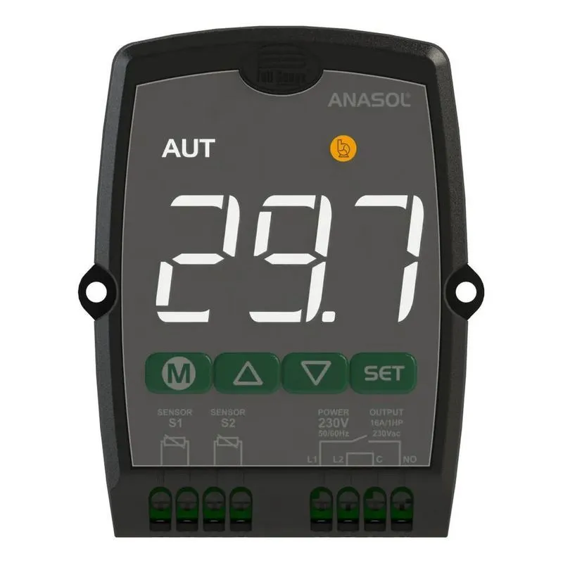 5x Termostato Digital Solar - New Anasol Digital Full Gauge