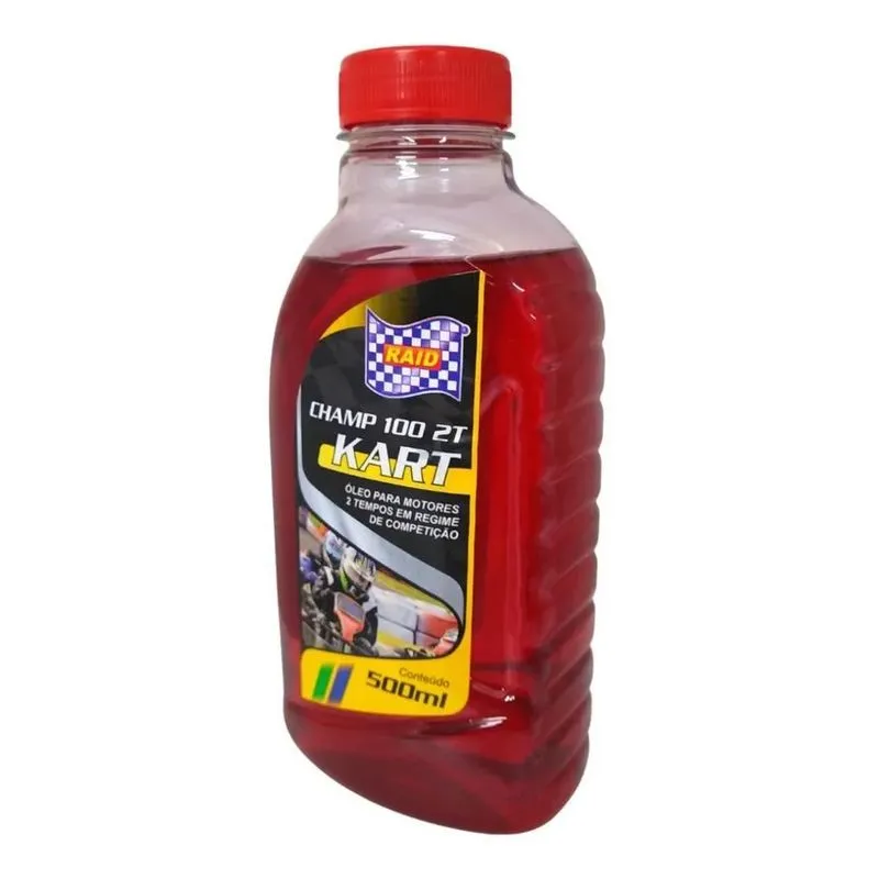 Oleo 2t Raid Champ 100 Sintetico Kart 2t Aeromodelismo 500ml
