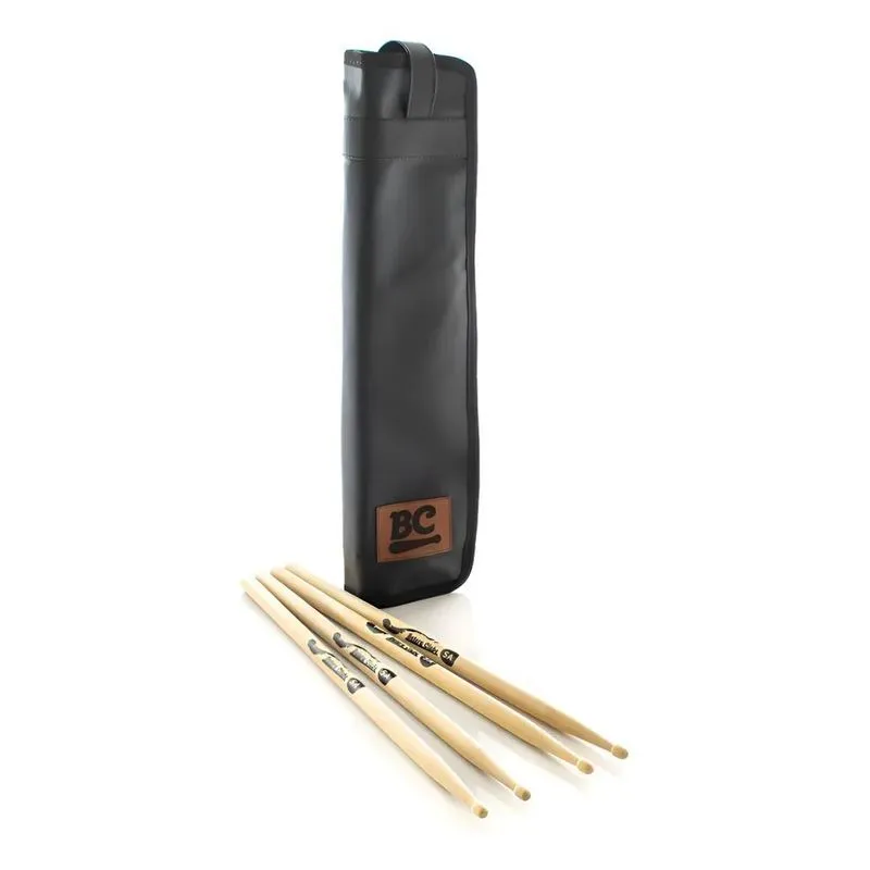 Kit 2 Pares Baquetas 5a Batera Clube E Bag Preto Combo 01 Na
