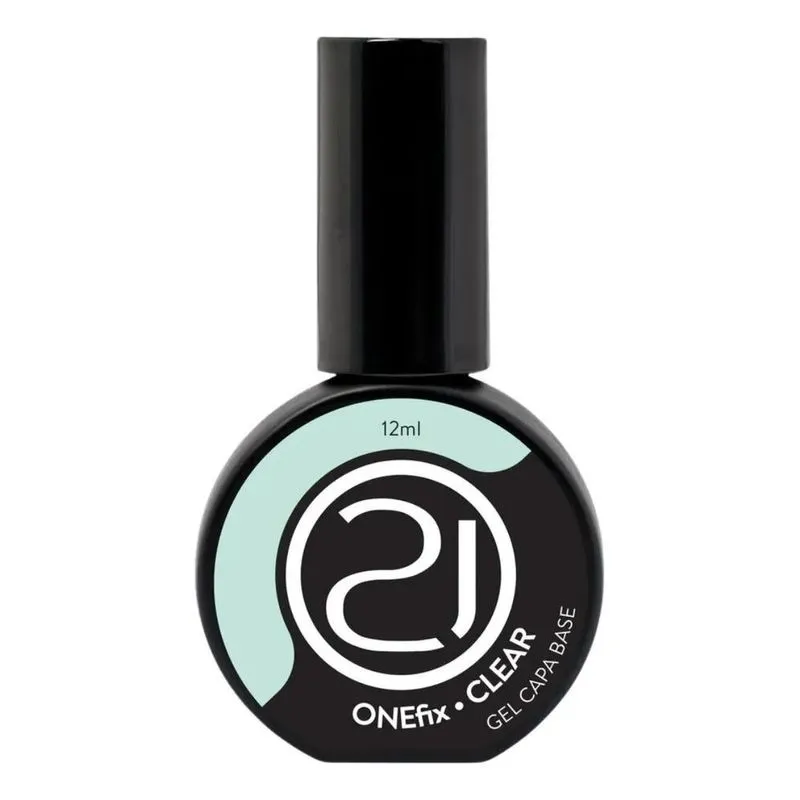 10x Gel Nails 21 Onefix Clear Capa Base 12ml