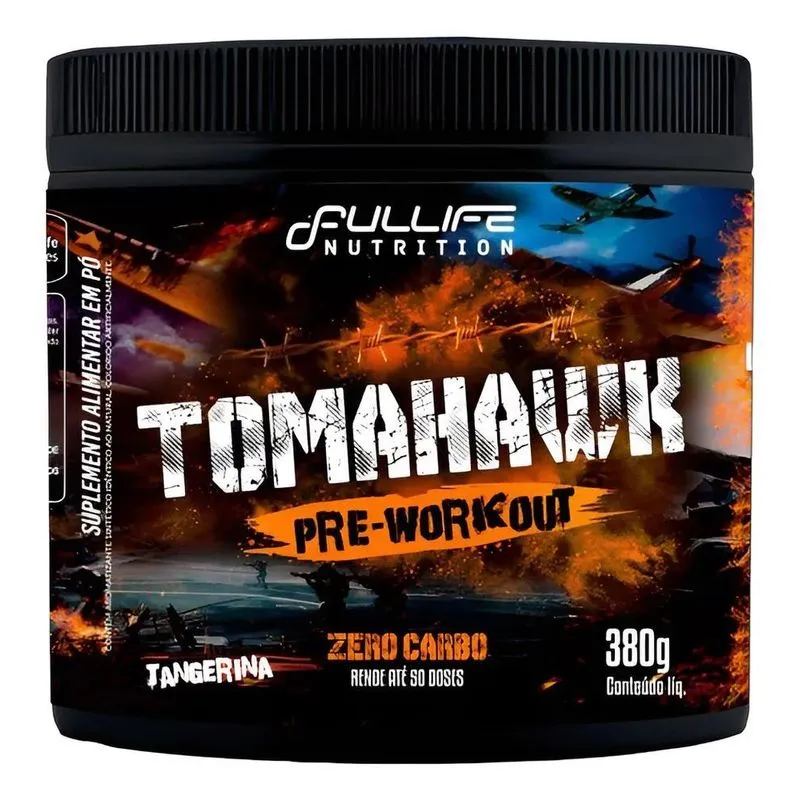 10x Pré Treino Tomahawk Beta Alanina + Arginina + Inositol