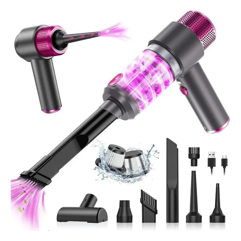 5x Mini Soprador De Ar Portátil Usb Recarregável Bivolt Mult