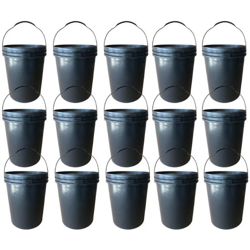 Balde 16l Para Plantar Flores - 15 Pçs