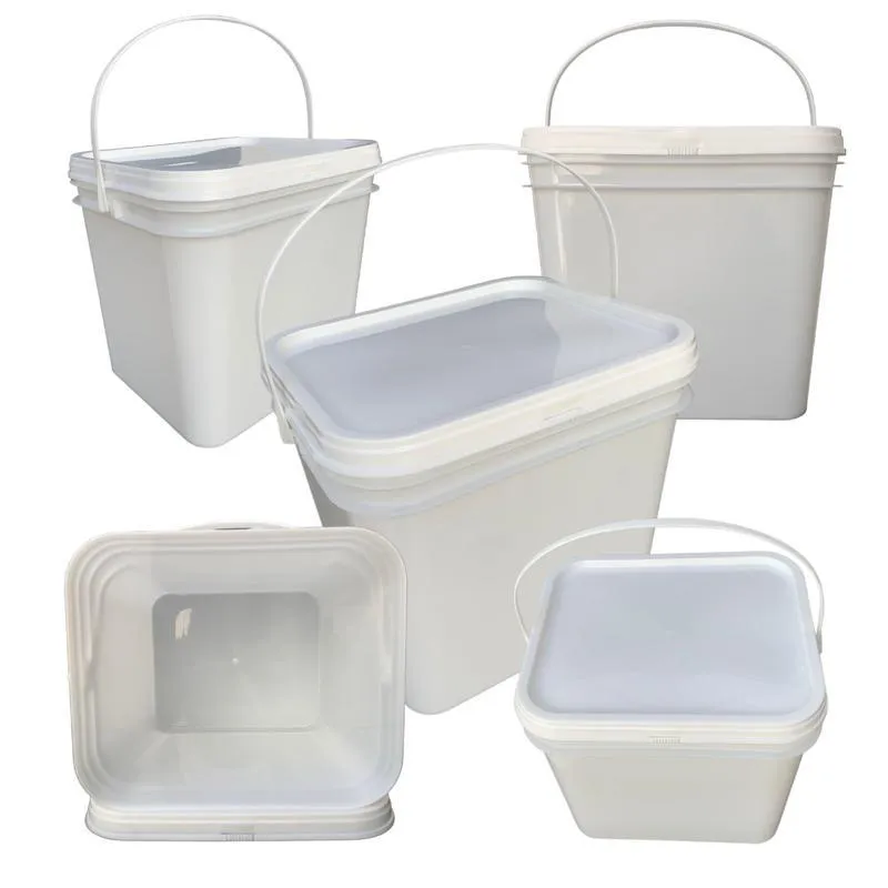 Balde Atóxico Transparente 2.4l 5 Pçs