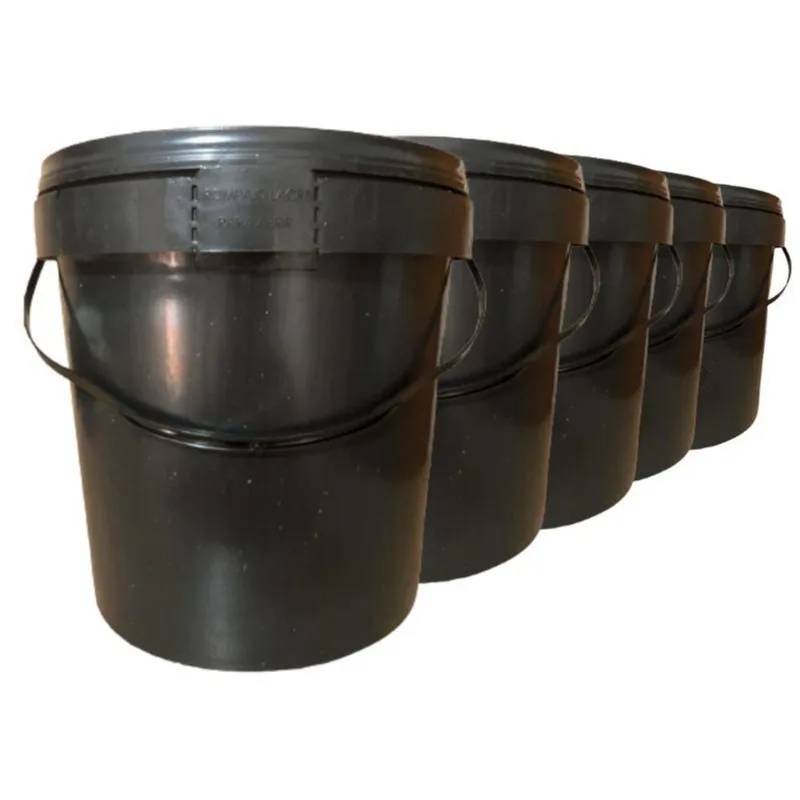 Balde Para Indústria Química 3l - 05 Pçs
