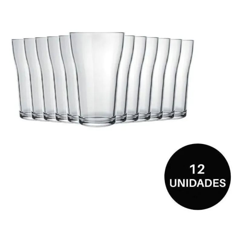 Jogo 12 Unidades Copo Boteco Cerveja - 200ml Nadir