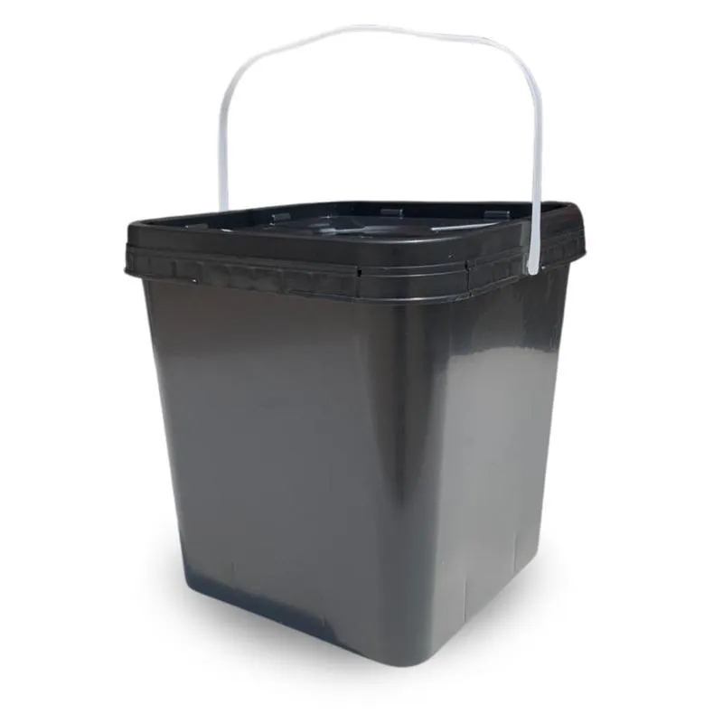 Balde Quadrado 16l Tampa Com Lacre Para Pintura