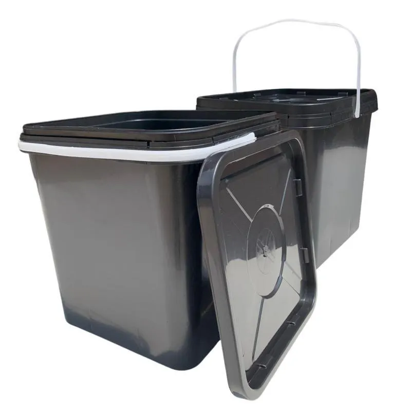 Balde Quadrado 16L Ts 02 Pçs