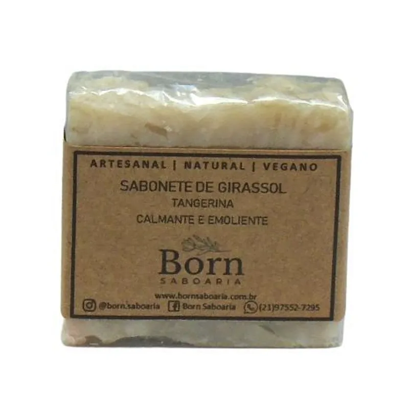 Sabonete Natural E Vegano - Girassol - Calmante E Emoliente