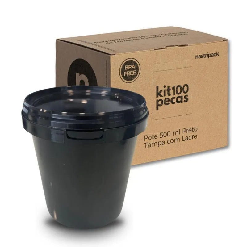 Pote Para Slime - Kit Com 100 Pçs