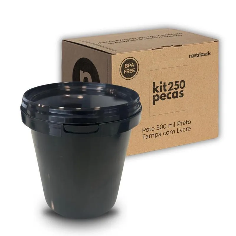 Pote Para Isca - Kit Com 250 Pçs