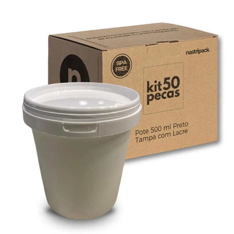 Pote Plástico Para Jardinagem - Kit Com 50 Pçs