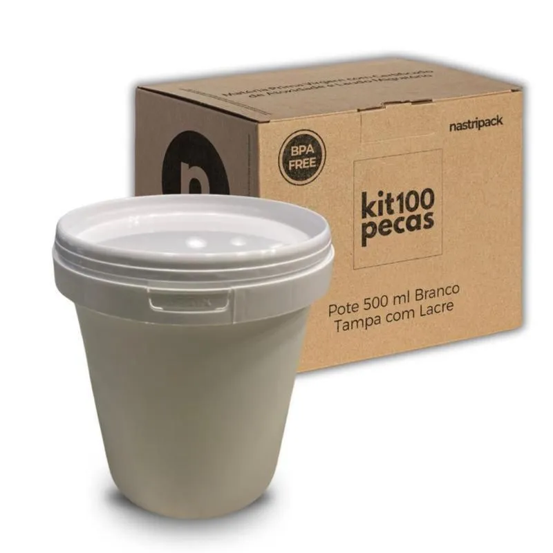 Potes Para Ingredientes - Kit Com 100 Pçs