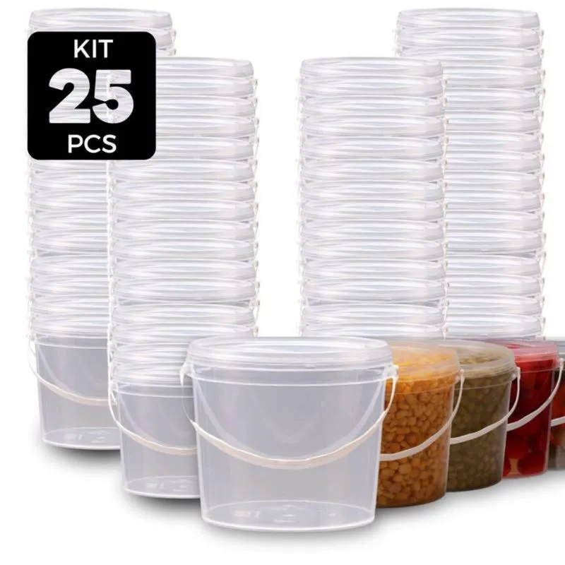 Recipiente 1.8L Qualidade Nastripack 25 Pçs