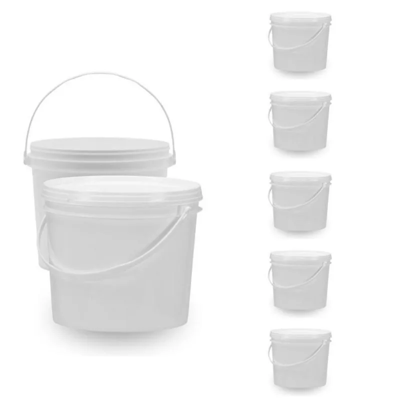 Balde Para Abastecer Barcos 1.8l Branco 5 Pçs