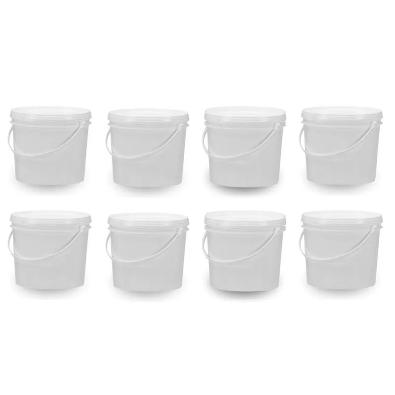 Balde Para Salada De Frutas 1.8 Litros Branco 8 Pçs