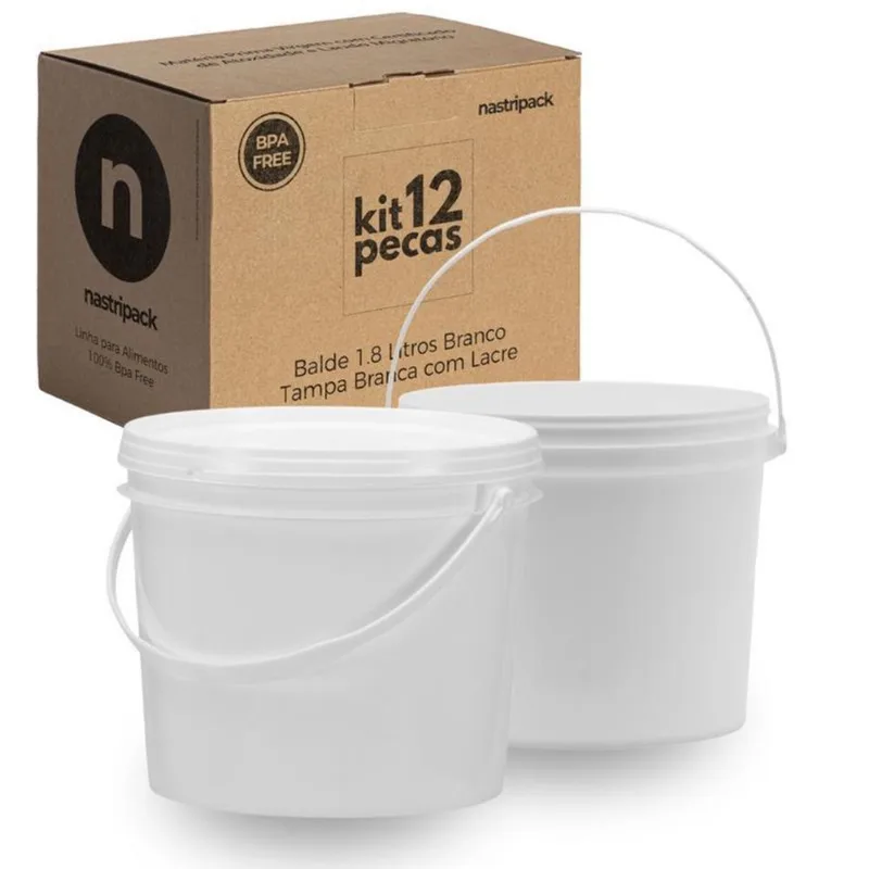 Balde 1.8l Para Restaurantes 12 Pçs