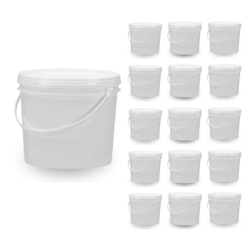 Balde Para Descartar Produtos 1.8l Branco 15 Pçs