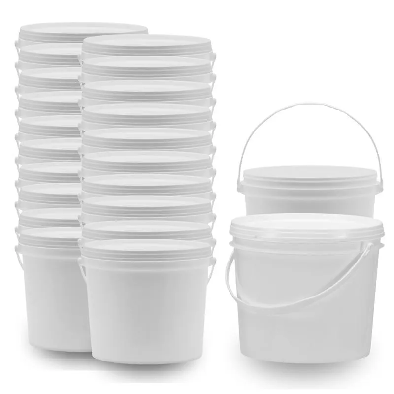 Balde 1.8 Litros Para Isca De Peixe 20 Pçs
