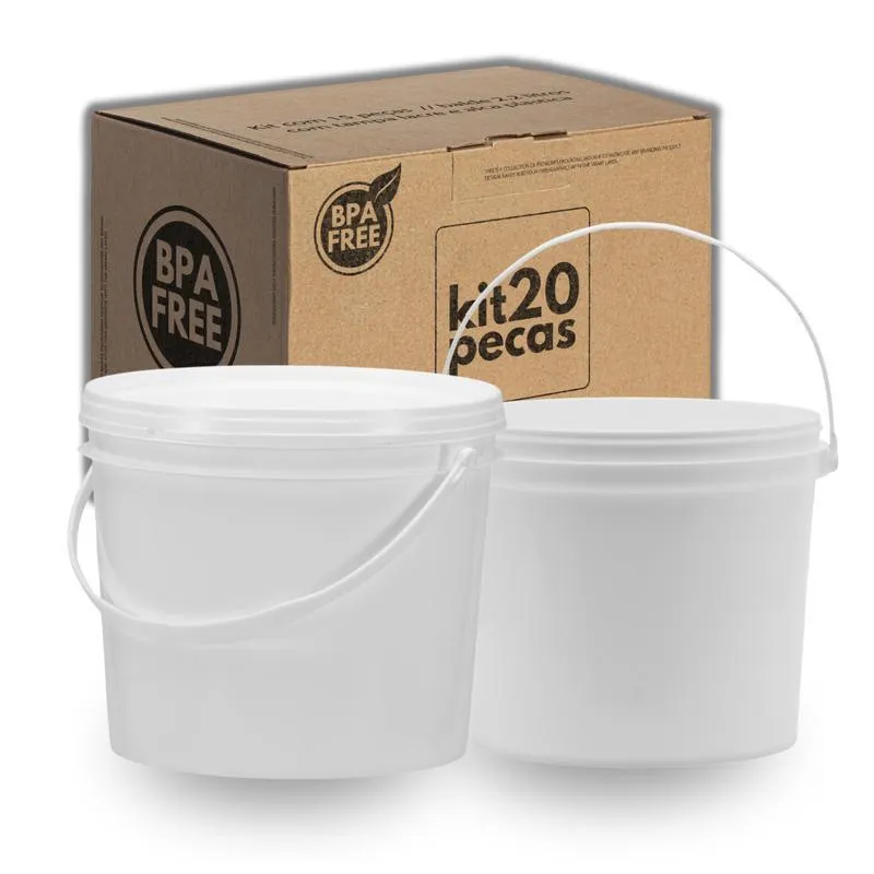 Balde Para Lanchonete Doces 1.8l 20 Pçs