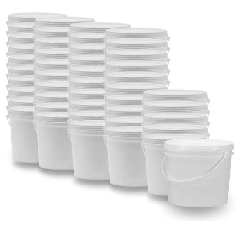 Balde 1.8l Com Alça De Plástico 25 Pçs