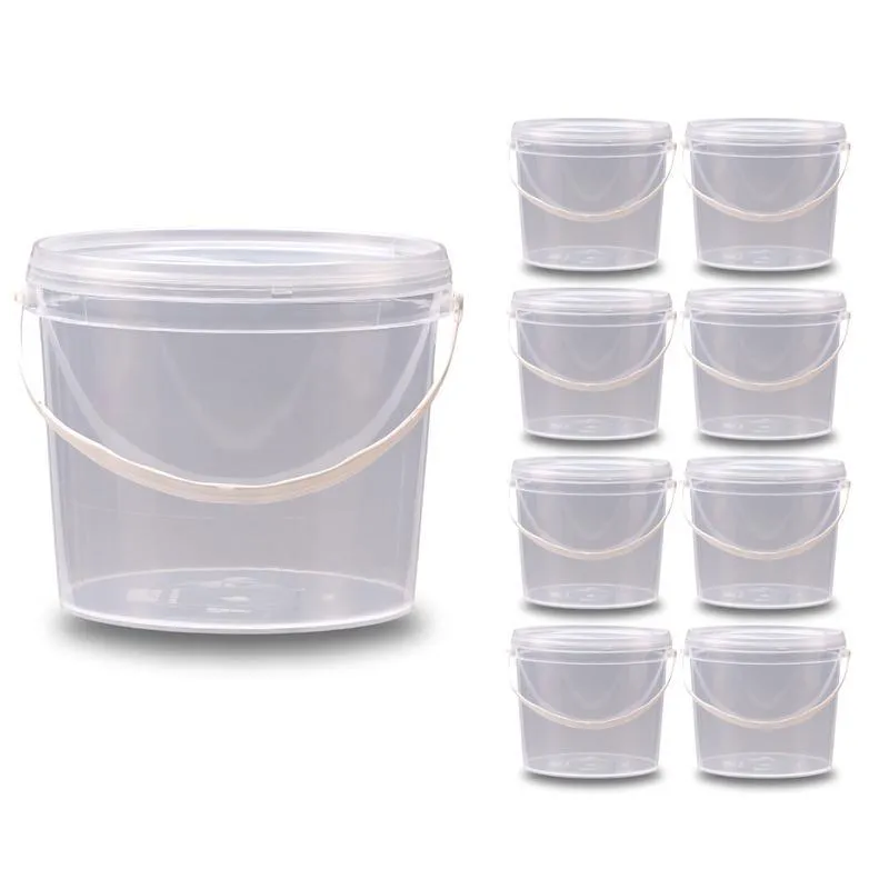 Balde 2.2 Litros Para Limpeza Em Geral - Kit 8 Pçs
