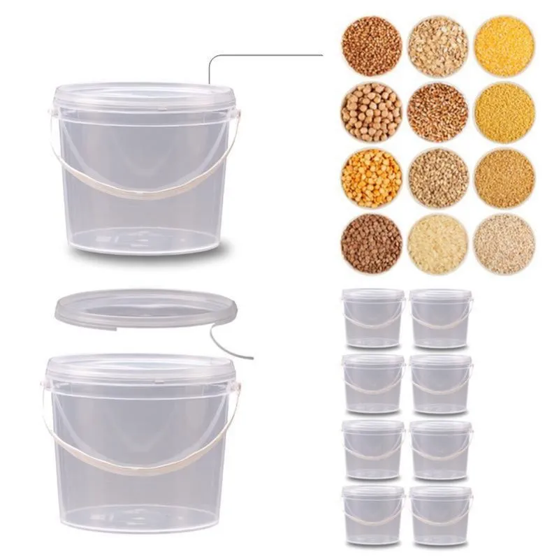 Balde Transparente 2.2L Para Mecanicos - Kit 8 Pçs