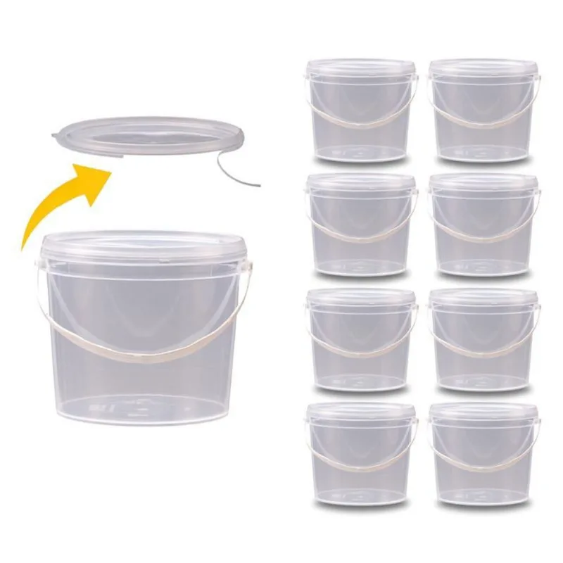 Balde 2l Para Panificação - Kit 8 Pçs