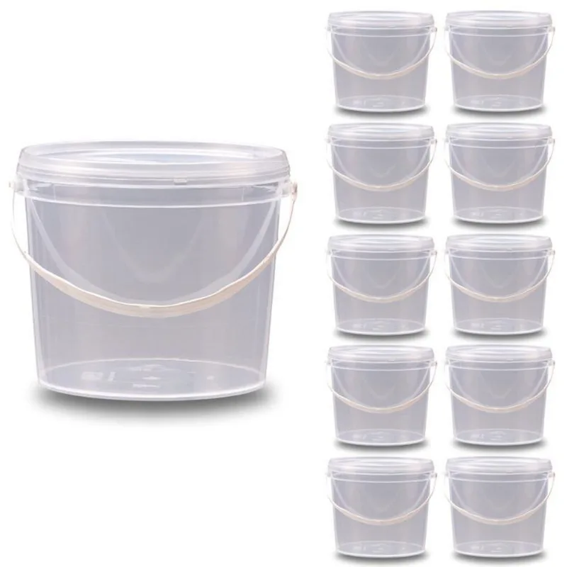 Balde 2.2l Alça Plástica Para Combustível - Kit 10 Pçs